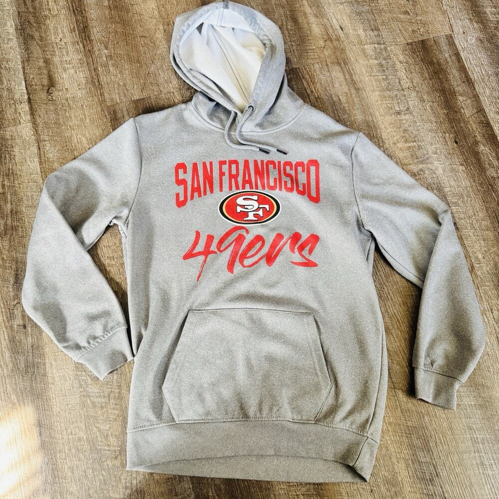 San Francisco 49ers grey Hoodie Small NFL Football 49ers